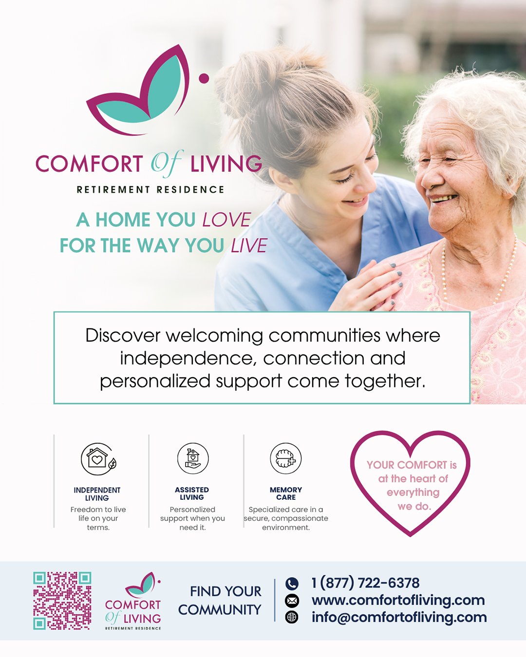 Discover welcoming communities where independence, connection an